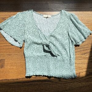 Daisy & Delilah Green Top
